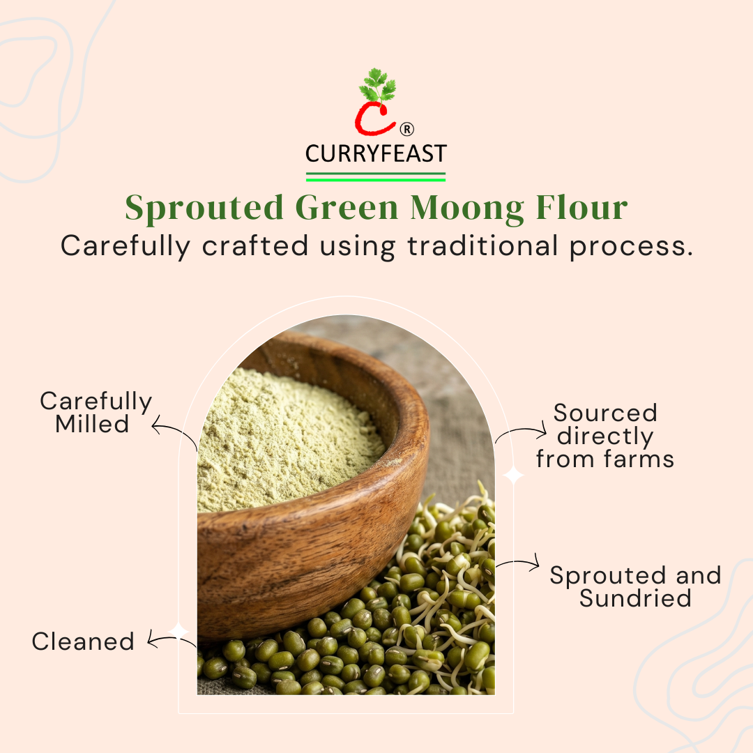 Sprouted Green Moong Flour