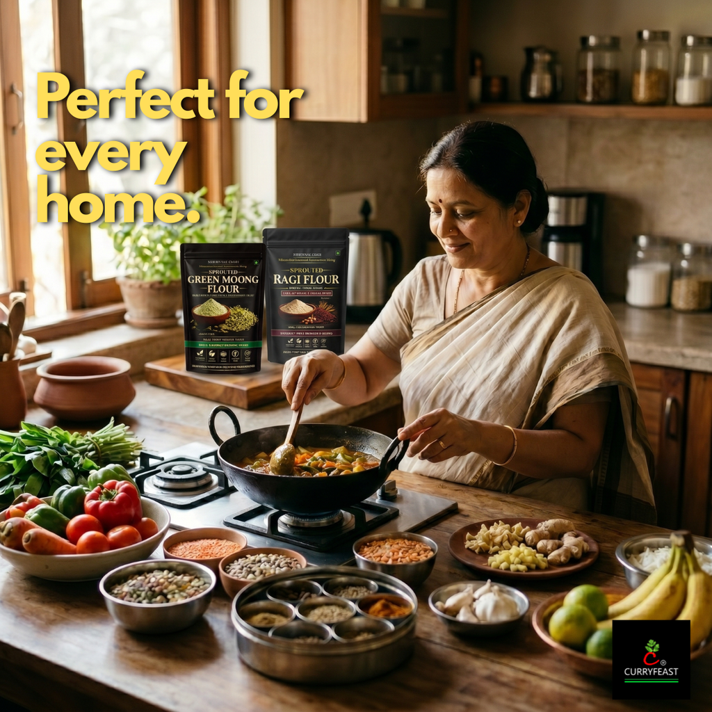 Sprouted Green Moong Flour